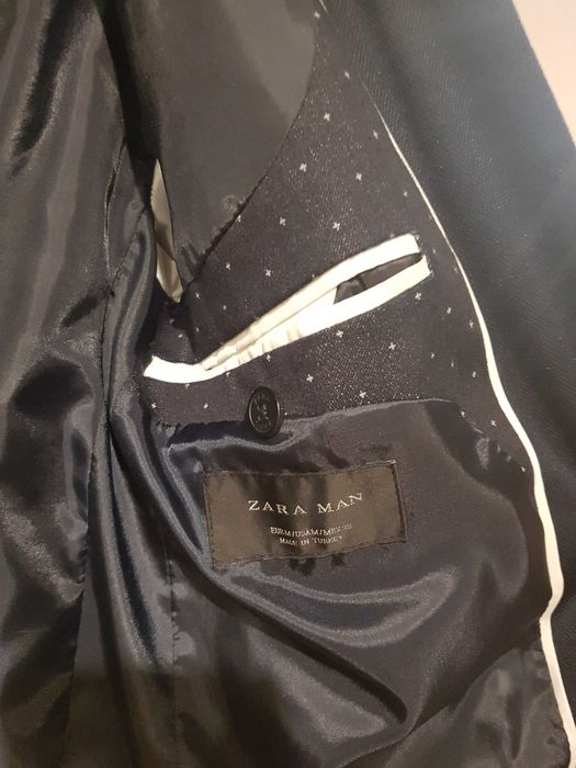 Marynarka ZARA, casual rozmiar "M", granatowa, uniwersalna