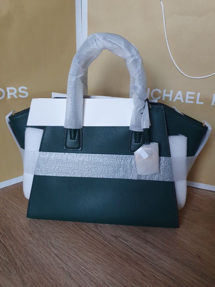 Сумка Michael Kors модель Avril large merlot multi, bright white,green