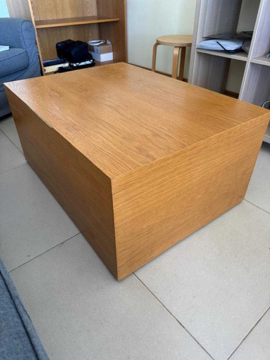 Mesa de Centro, Aparador, móvel multiuso de madeira maciça