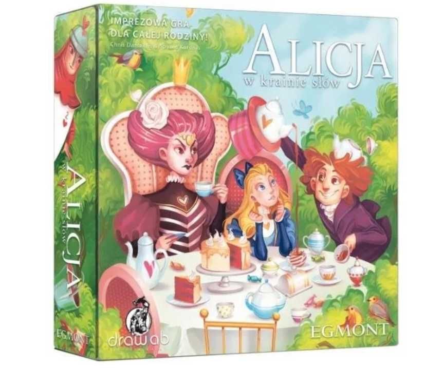 Alicja w krainie słów gra planszowa Egmont