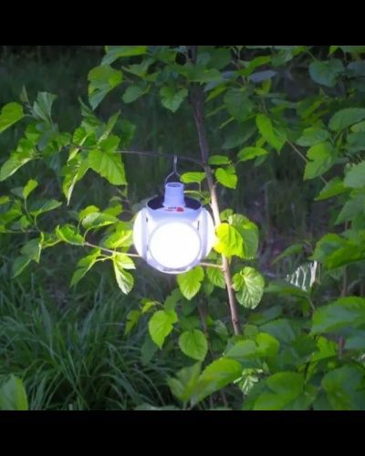 Подвесной LED фонарь Ромашка с аккумулятором для кемпинга