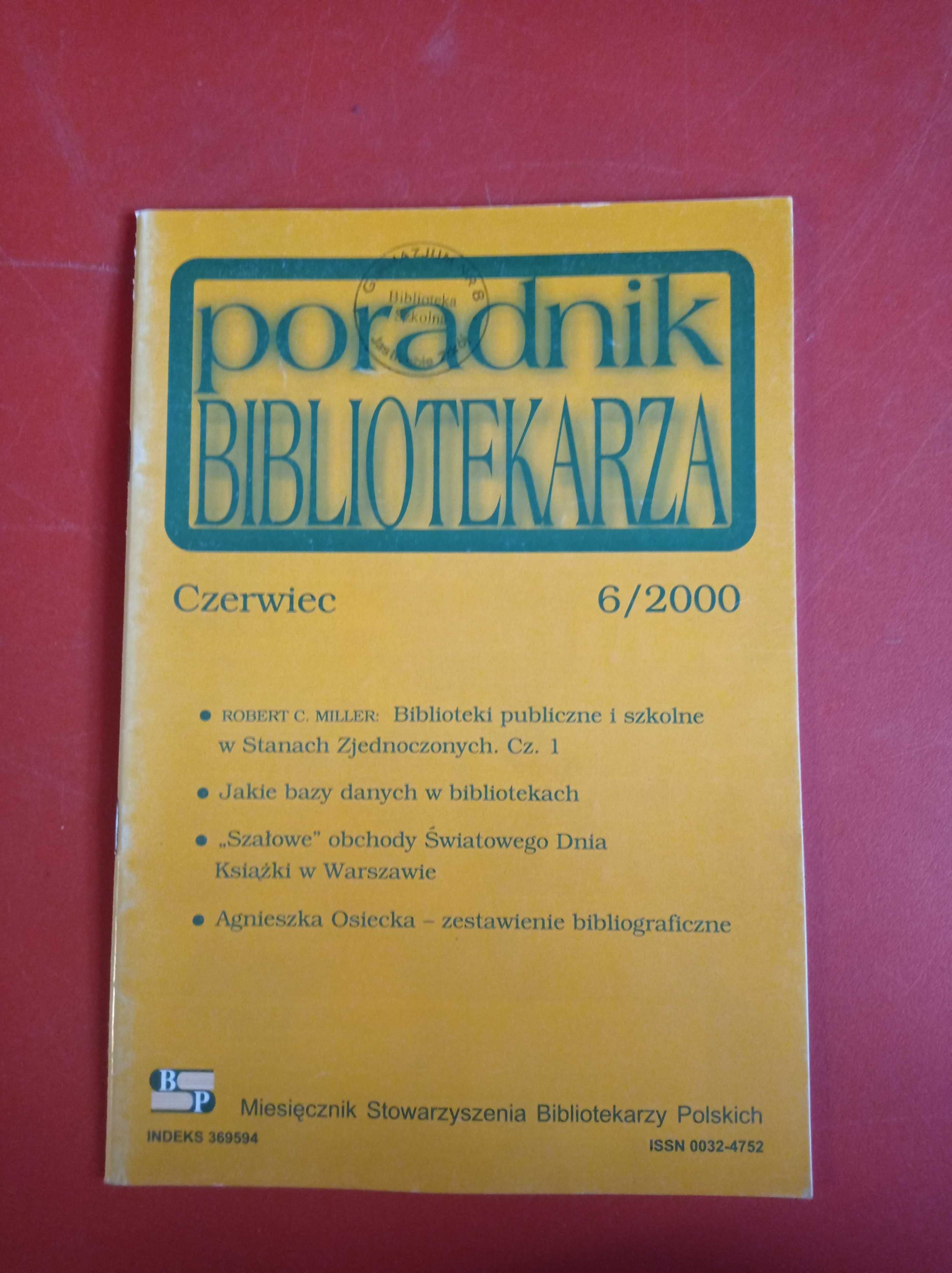 Poradnik Bibliotekarza, nr 6/2000, czerwiec 2000