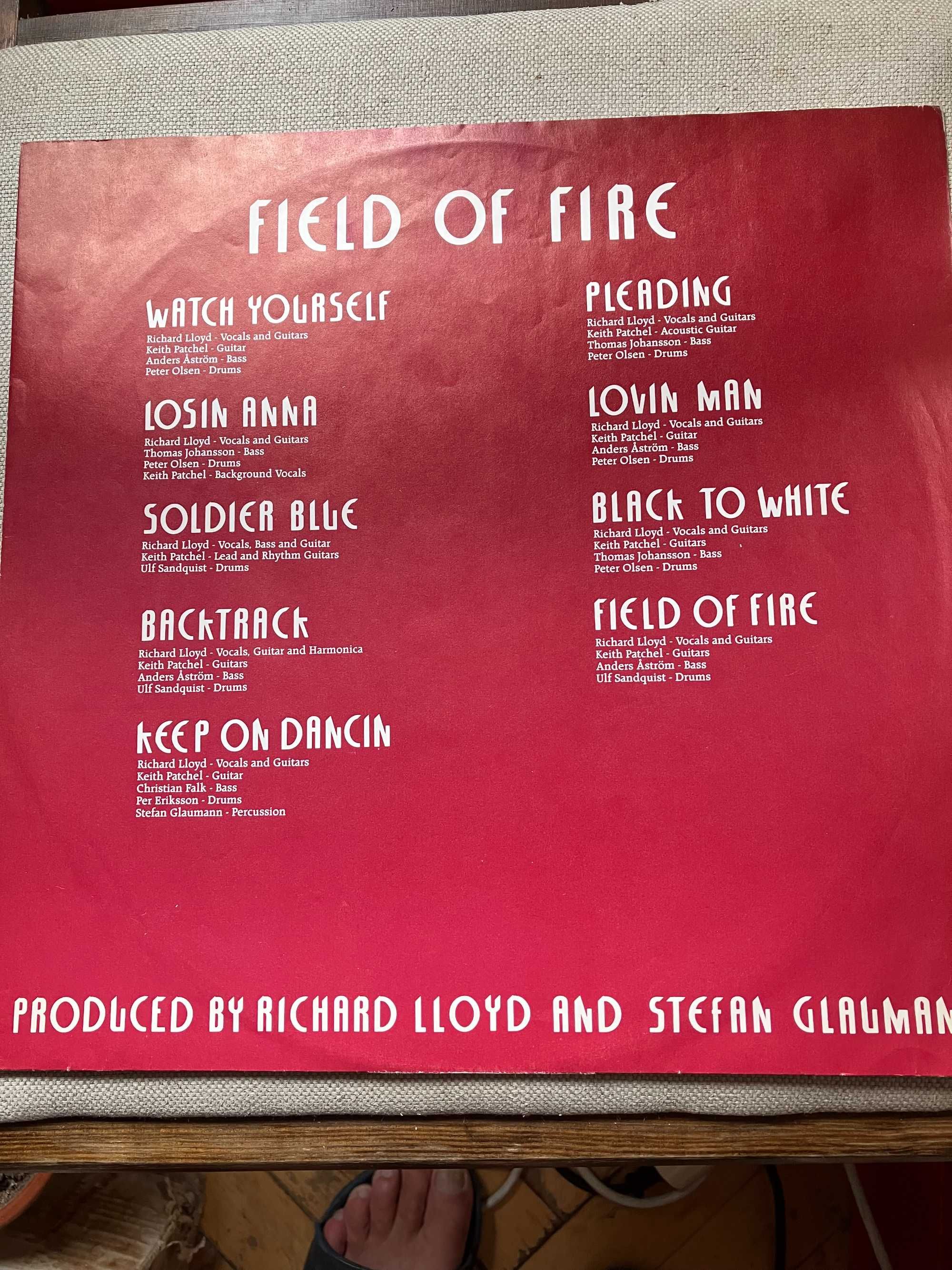 Winyl  Richard Lloyd " Field of fire " mint