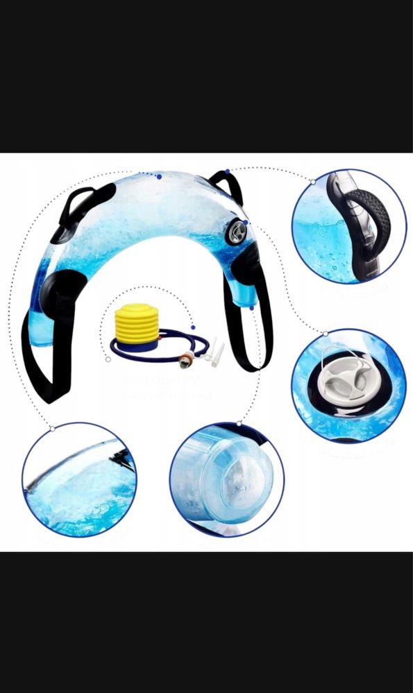 Worek bułgarski wodny 12,5kg treningowy aqua bag crossfit cross fitnes