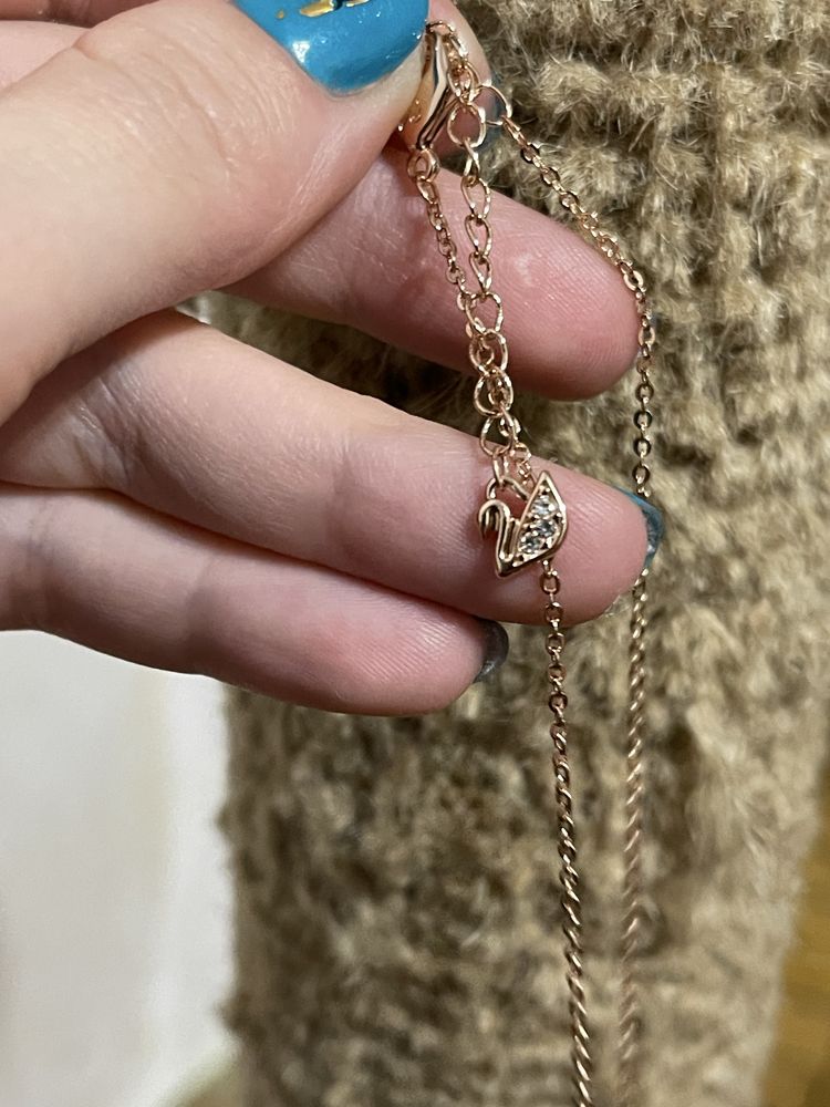В колекцію pandora пандора swarovski swan чорний лебідь рожеве золото