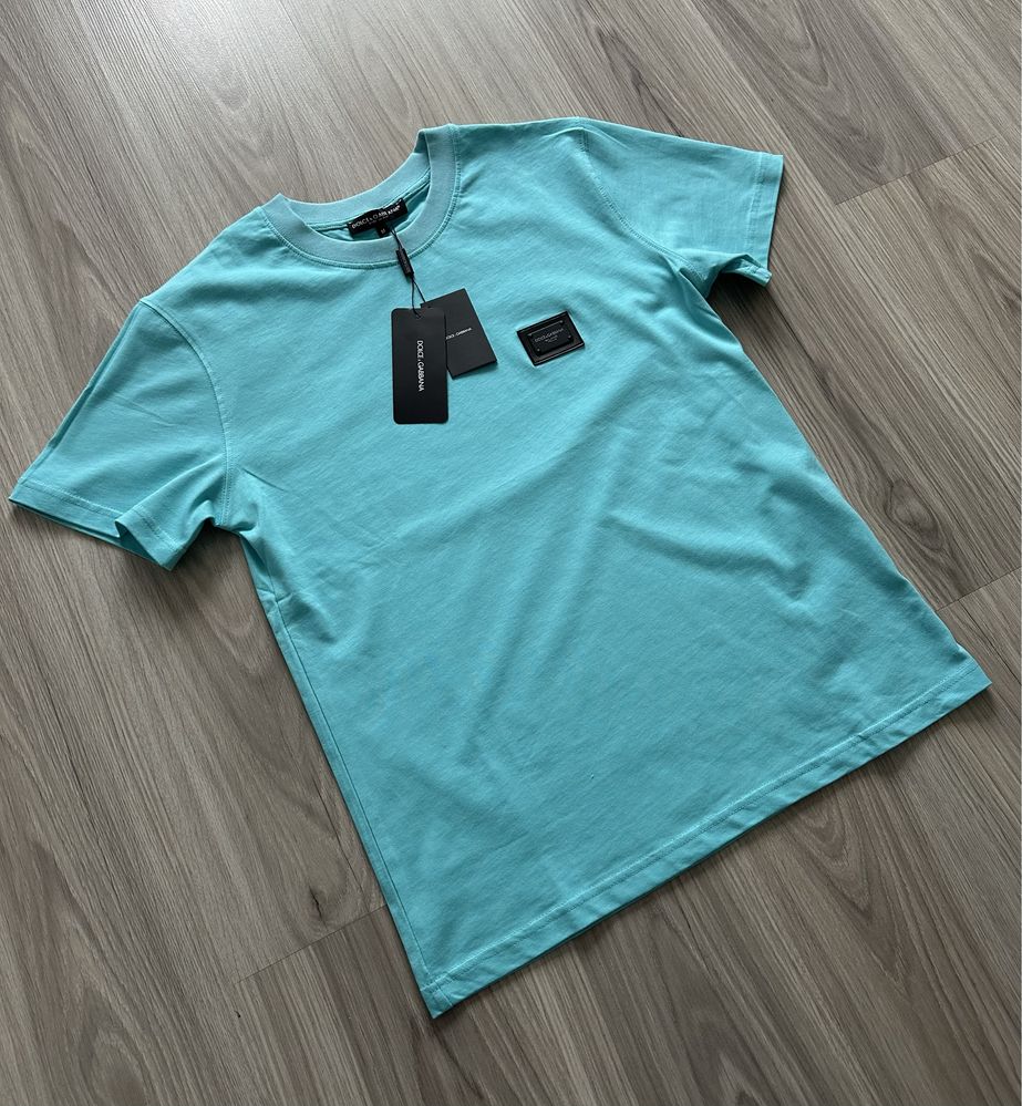 T-shirt męski miętowy Dolce rozmiar L