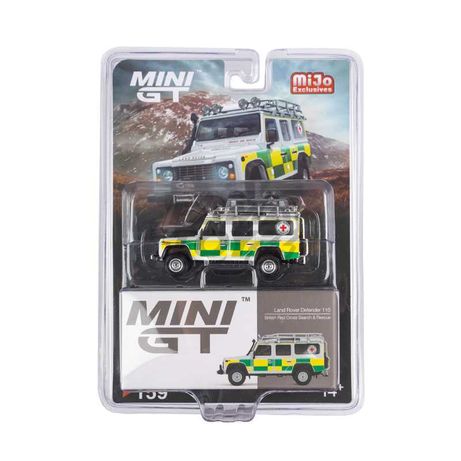 *FAMA TOYZ* Mini GT Land Rover Defender 110 British Red Cross