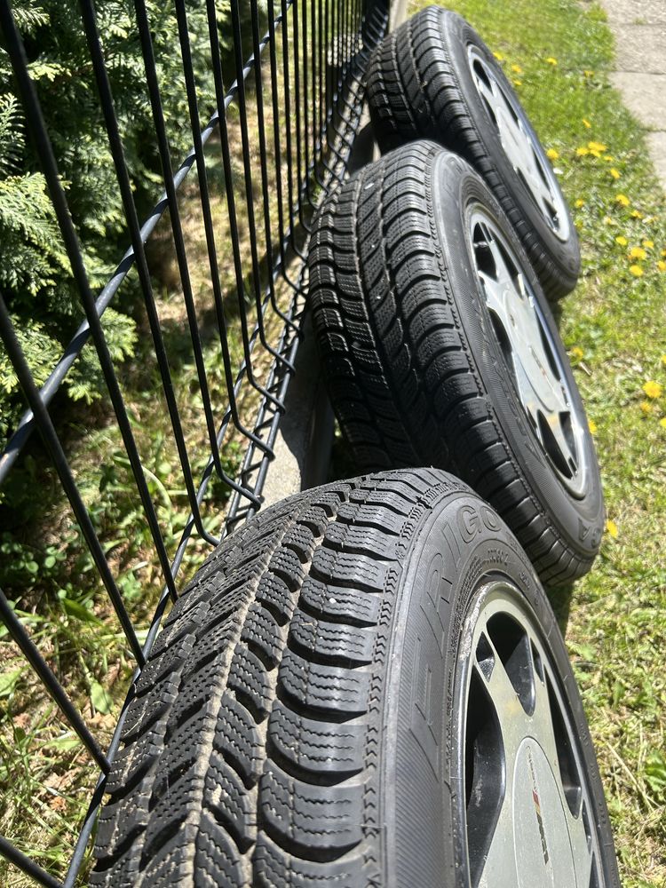 Alufelgi 13 cali z oponami frigo 155/70