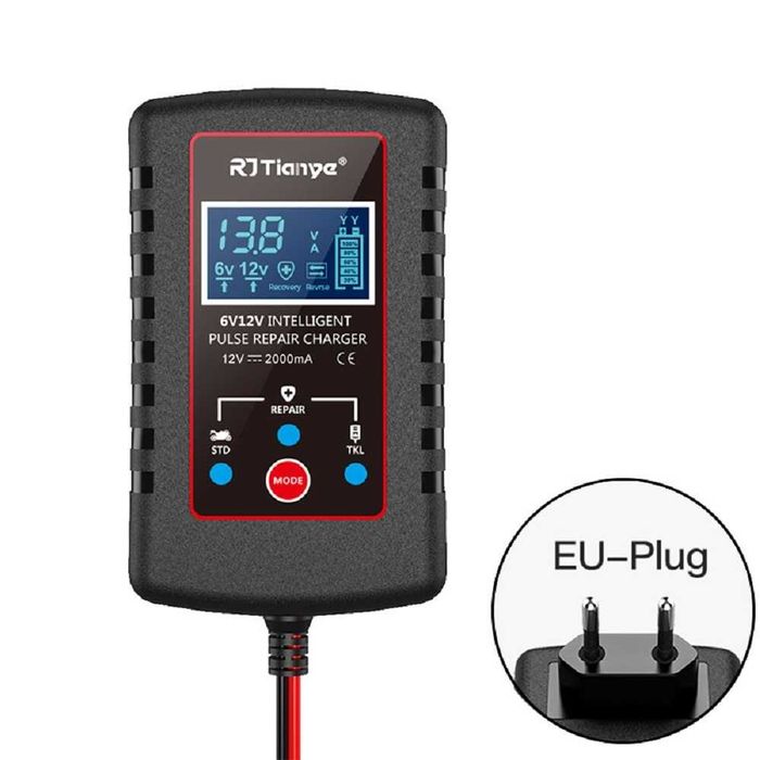 Зарядное устройство для небольших аккумуляторов 6В-12В 2Ач-20Ач