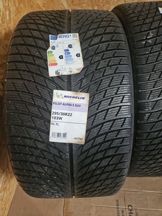 Opony zimowe 295/30/22 michelin pilot alpin 5 2szt.