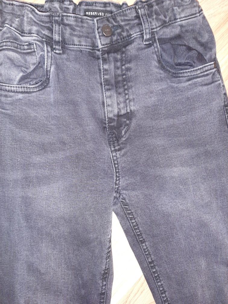 Jeans Reserved 170 czarne dla szczupłego chłopca