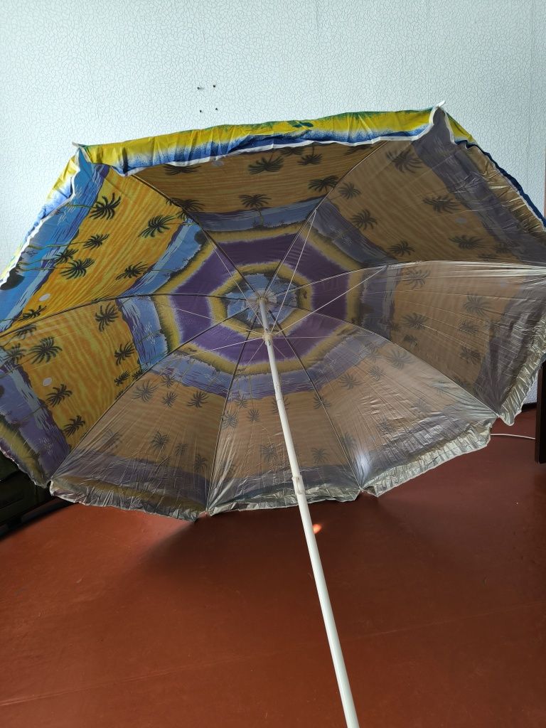 Торговый зонт с наклоном,пляжный зонт 2х2метра 8 спиц