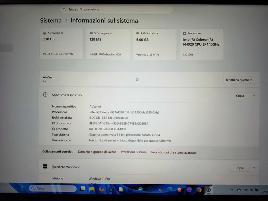 Notebook bvate b5 Novo