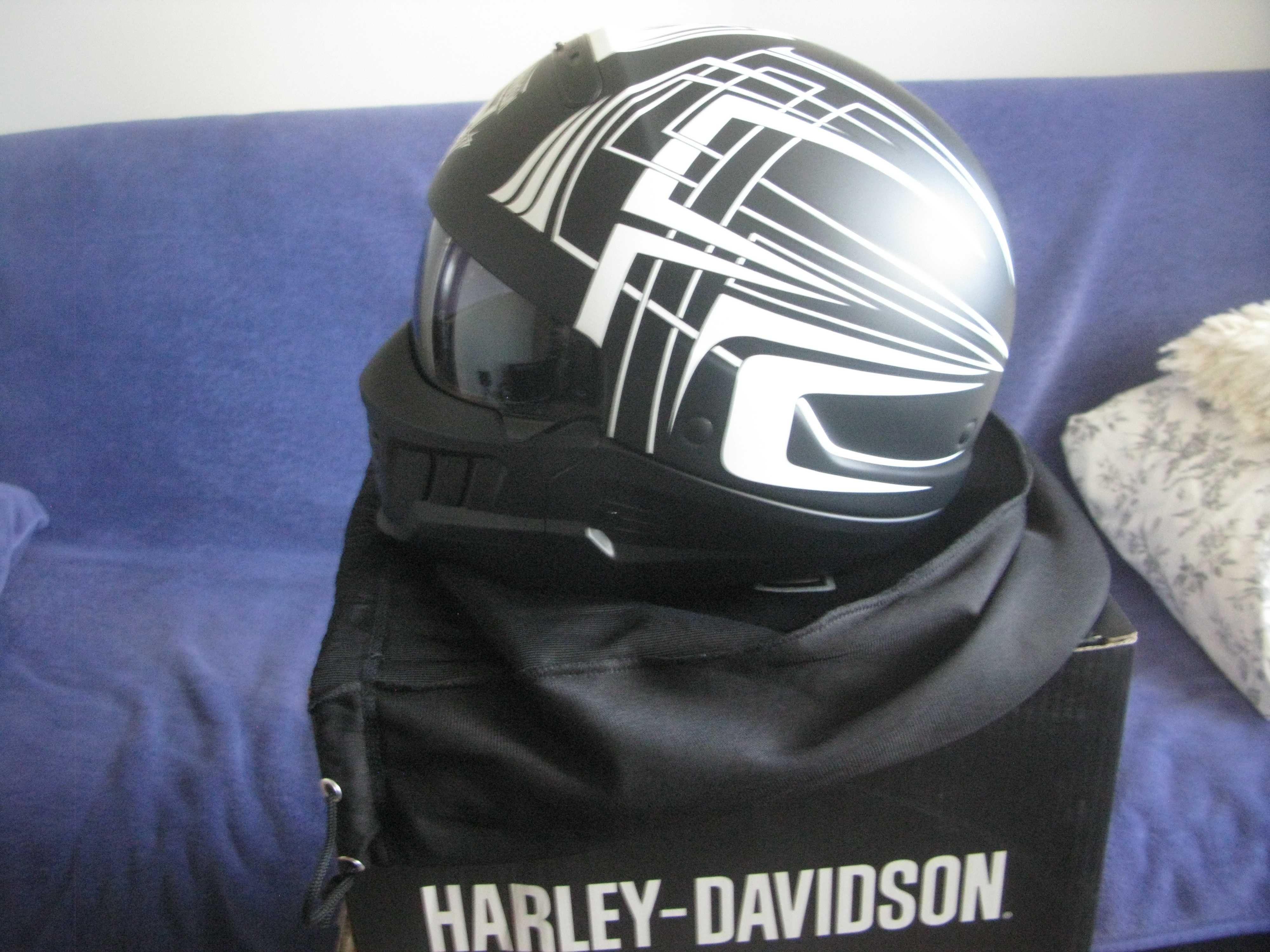 Kask Harley-Davidson Pilot II HD-X04 2-IN-1 Roz. L Czarny Mat. Nowy.