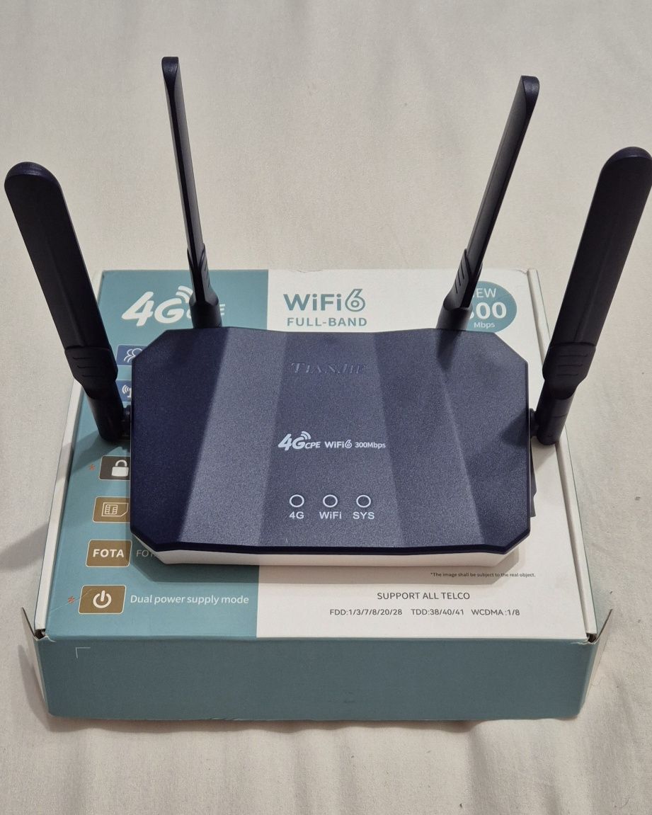 4G/3G LTE Wi-Fi роутер модем R8B-3 TianJie SIM картка LAN Type-C