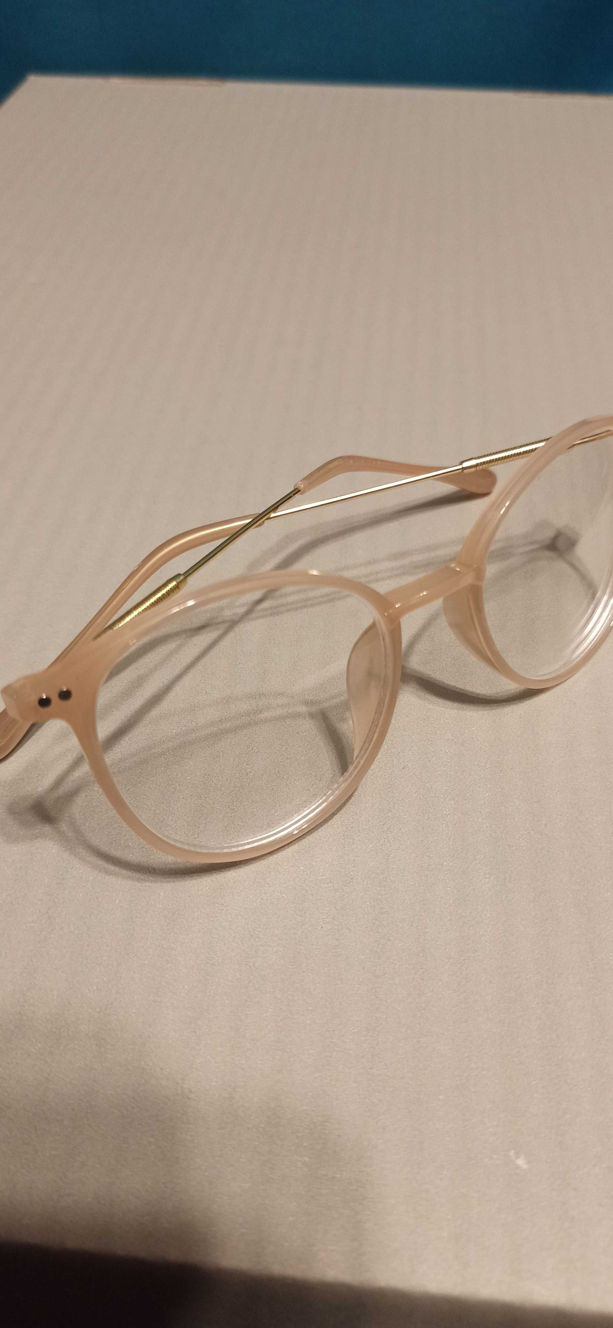 Nowe okulary minus 2 klasyczne okrągłe
