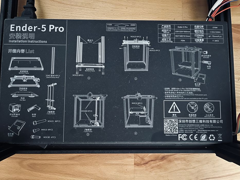 Impressora 3D Ender 5 - Pro