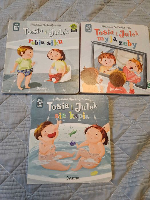 Seria ksiazek Tosia i Julek 3 sztuki
