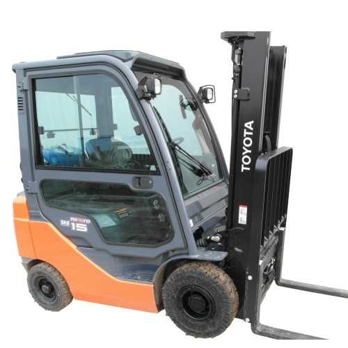 KABINA ZABUDOWA wózek widłowy TOYOTA 8 FG FD 15 - J35 z ogrzewaniem