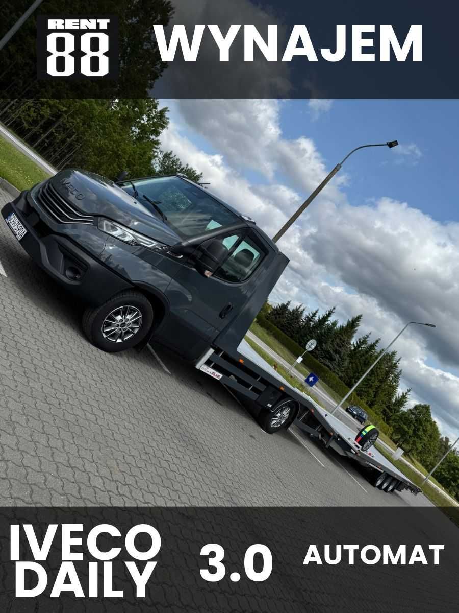 RENT 88 Wynajem IVECO 3.0 Automat AutoLaweta 25r Autolawety Przyczepy