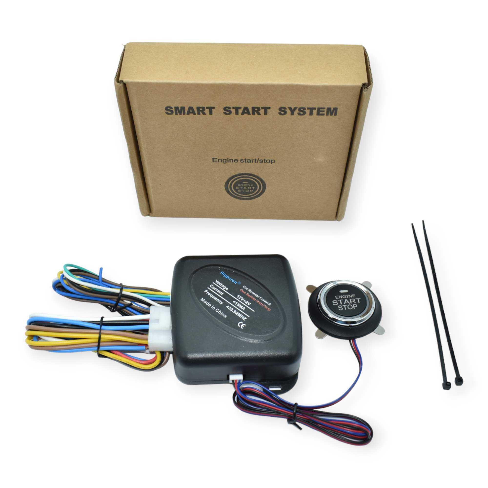 Kit de botão de ignição Start e Stop - Com módulo de controlo