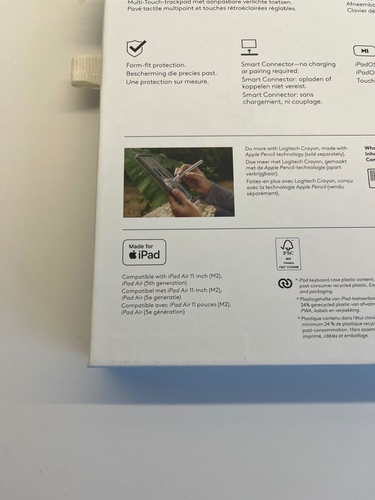 Logitech Combo Touch klawiatura iPad Air 5 gen 11 cali odpinana etui