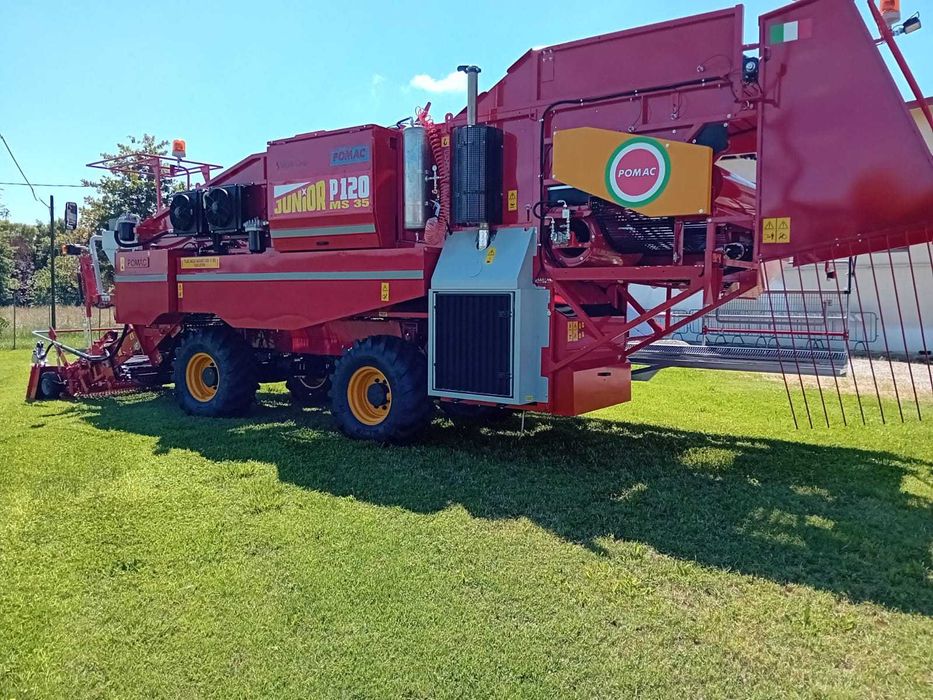 kombajn pomidorowy POMAC serii JUNIOR dla małych plantatorów