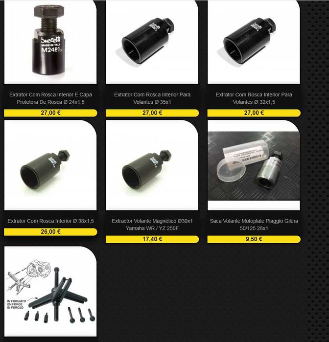 Saca volante motor Buzzeti Varias 14,19,22,24,26,27,28,30,33,35,38,39