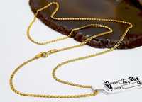 Złoty łańcuszek splot Gucci złoto pr. 585 waga 2,86 g długość 50 cm
