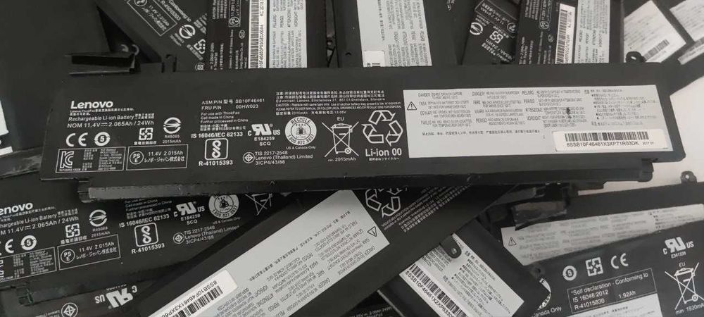 Батарея АКБ Lenovo ThinkPad T470S 00HW022 11.25V 24Wh