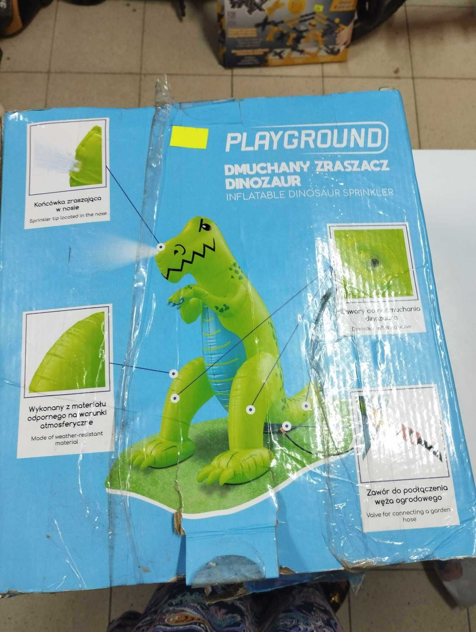 Dmuchany Dinozaur zraszacz 235x202x149 Playground