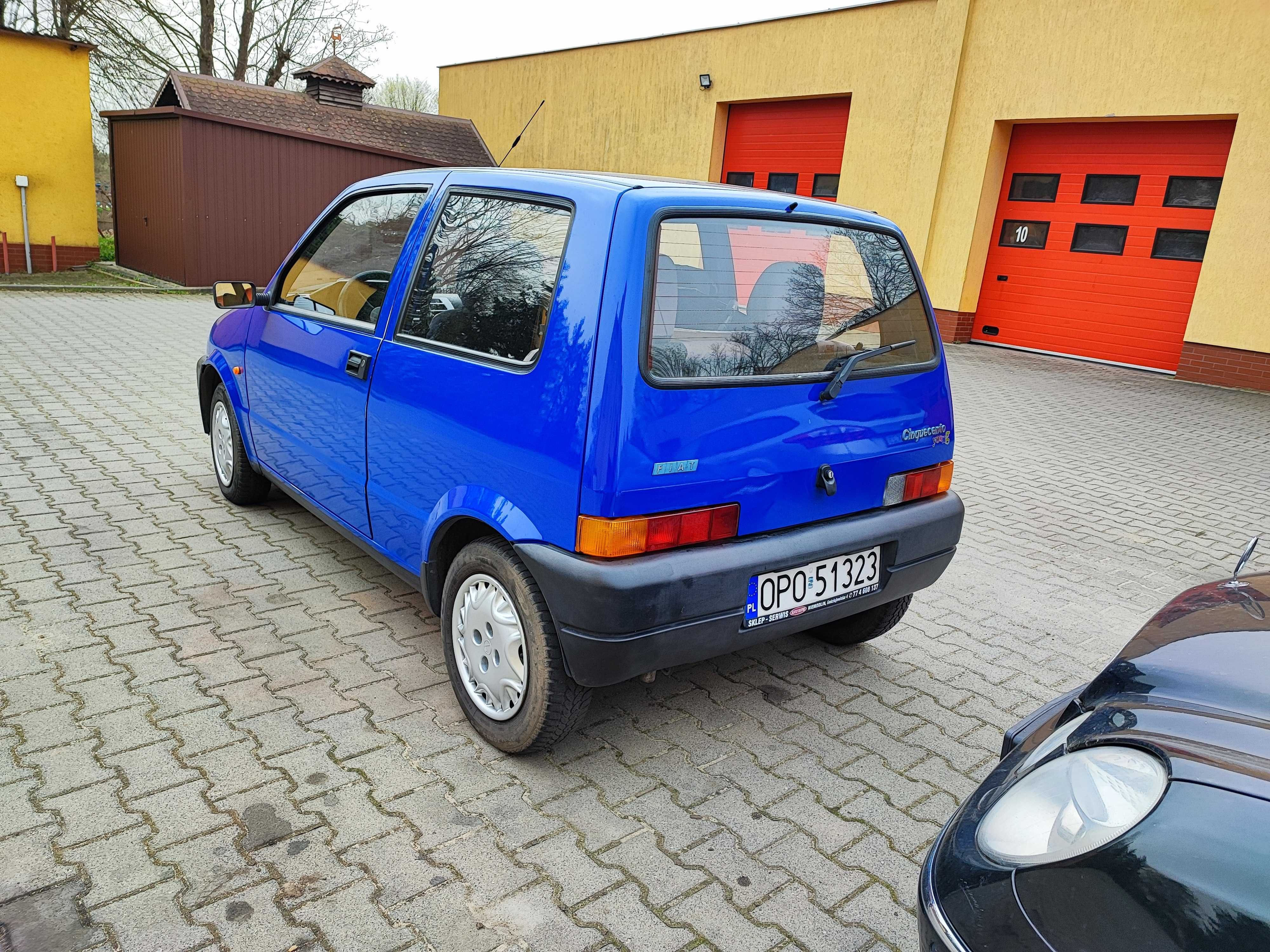 Fiat Cinquecento 700ccm, oplaty do konca roku,