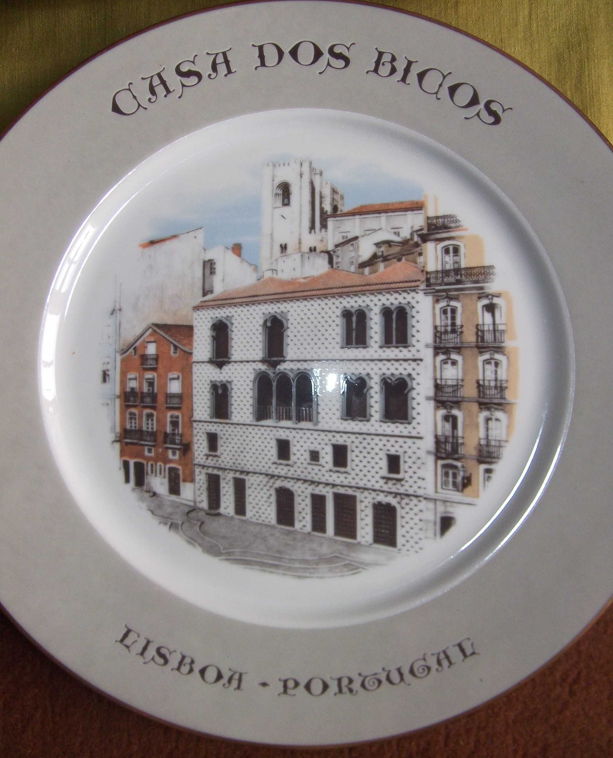 Prato redondo de colecção/Collection round plate - Casa dos Bicos SPAL