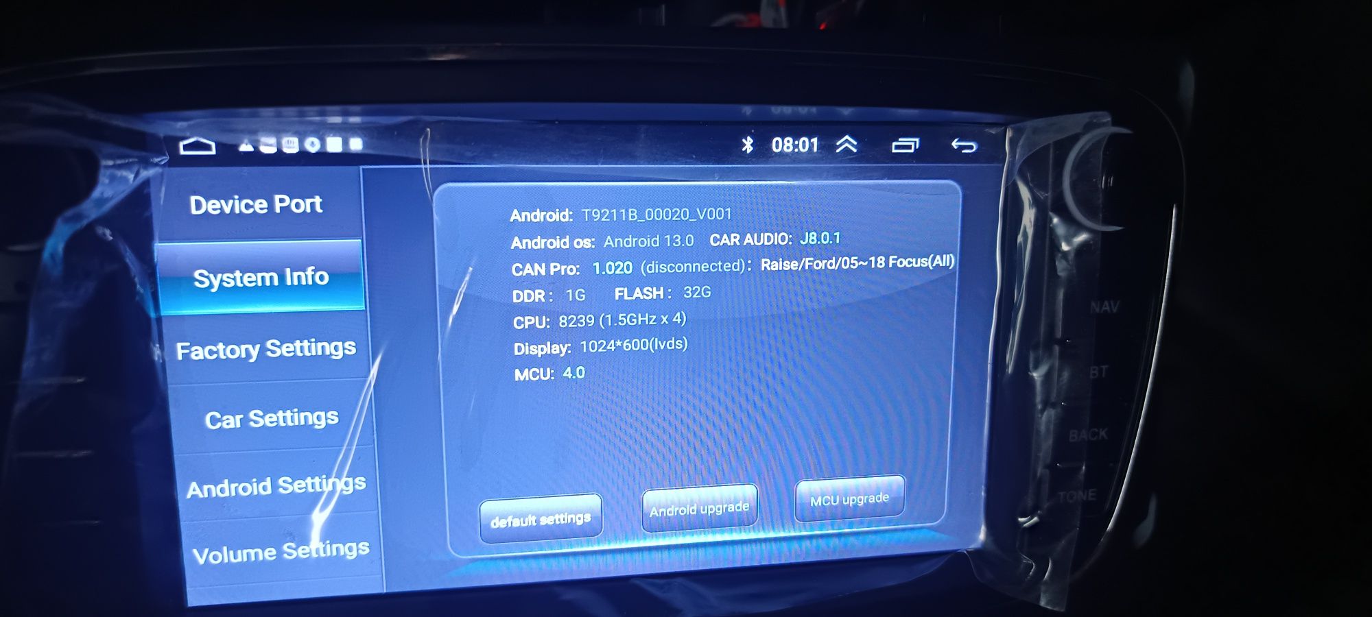 Radio samochodowe 2din GPS z systemem Android 13 do Ford focus