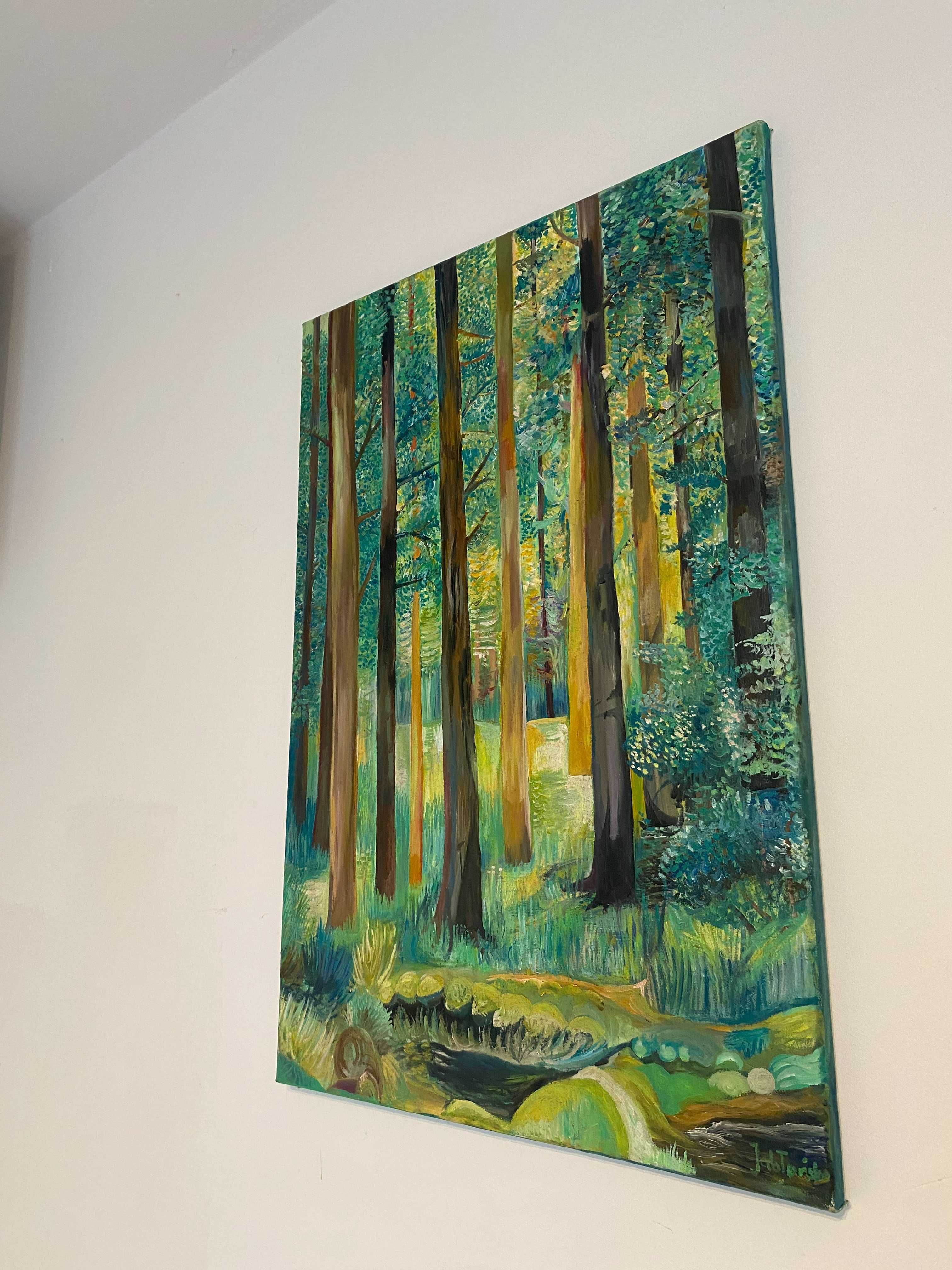Obraz na płótnie, oleje 40 x 60 cm