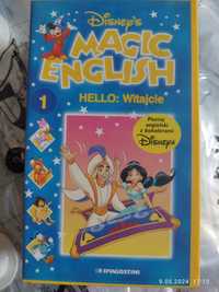 Kaseta VHS nauka języka angielskiego