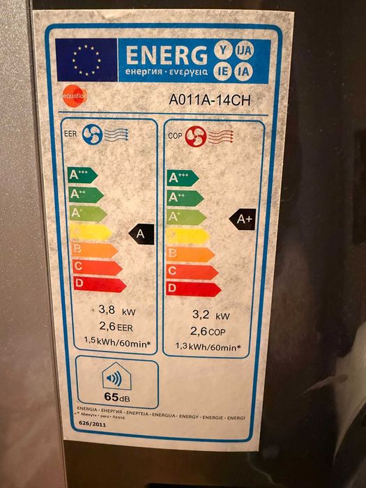 Ar Condicionado Portátil 14000 BTU - Equation A011A-14CH Quente e Frio