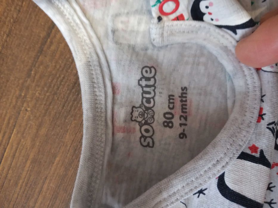 Bożonarodzeniowe body r.80