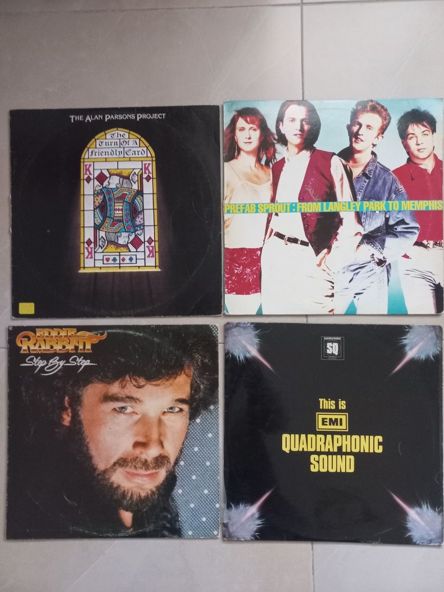 Lote 8 lps em vinil de jonh miles ,dwight twilley , gilbert sullivan ,