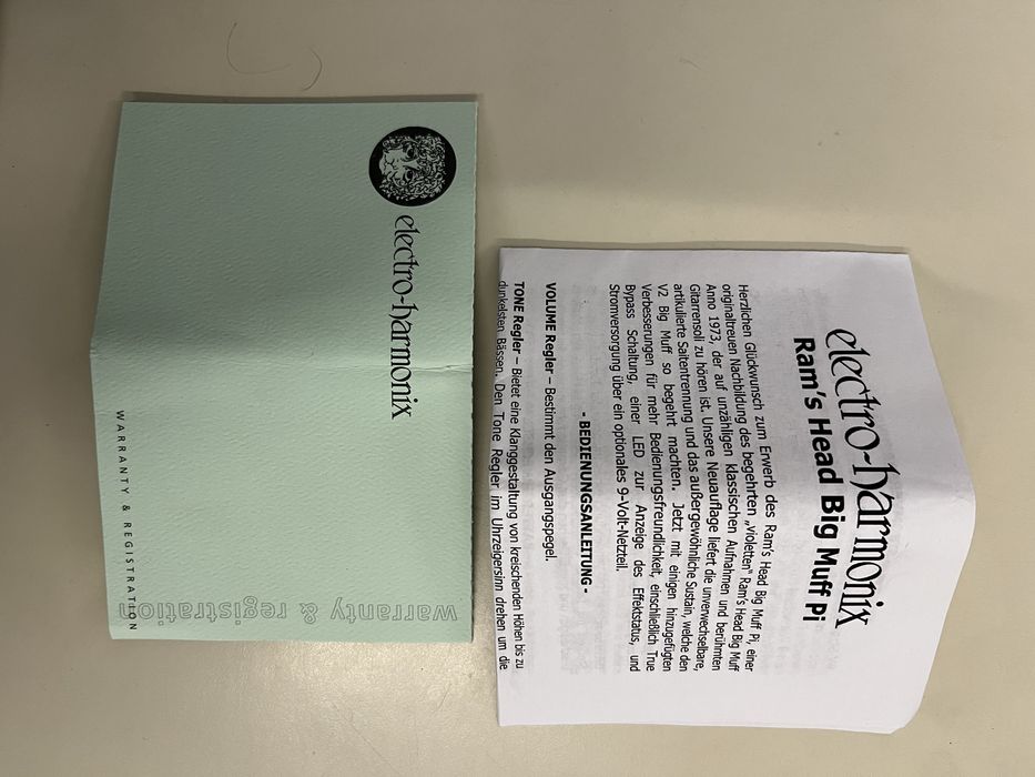 Electro Harmonix Big Muff Rams Head