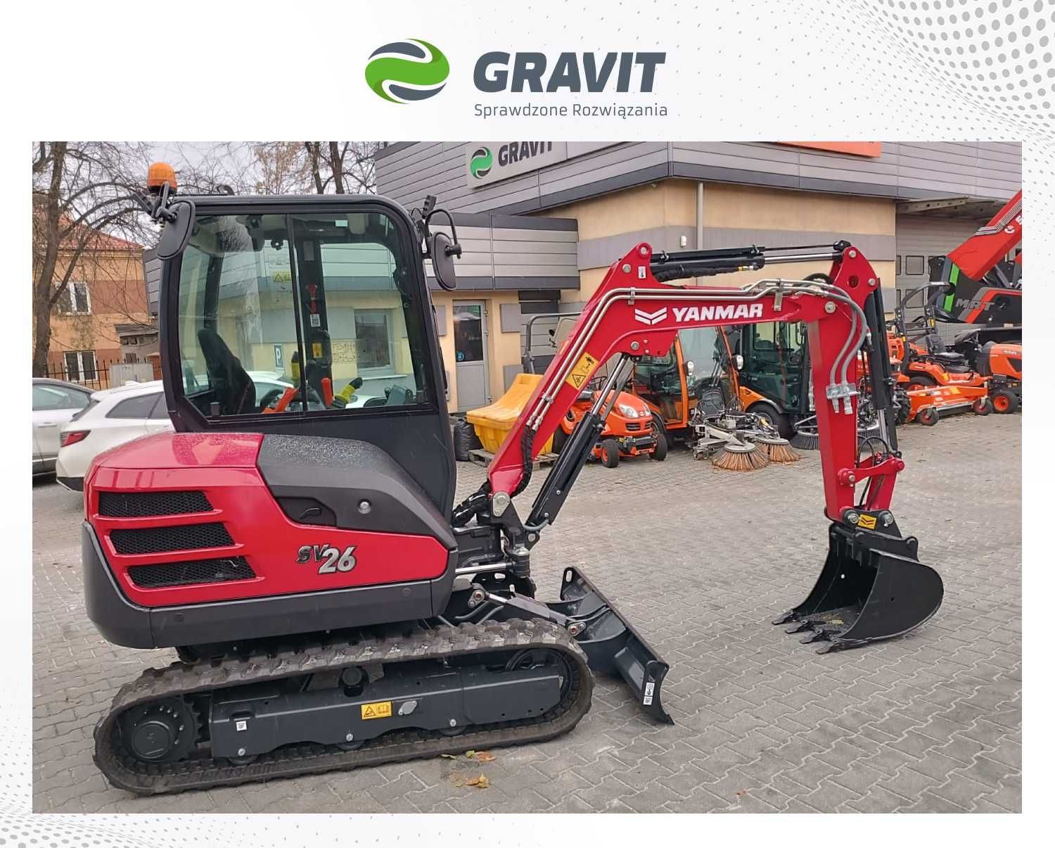 Yanmar SV26 Advance (2,7 tony) od Autoryzowanego Dealera - GRAVIT