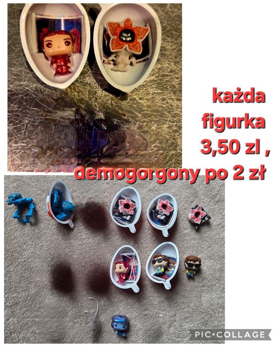 Figurki Stranger things Kinder Joy