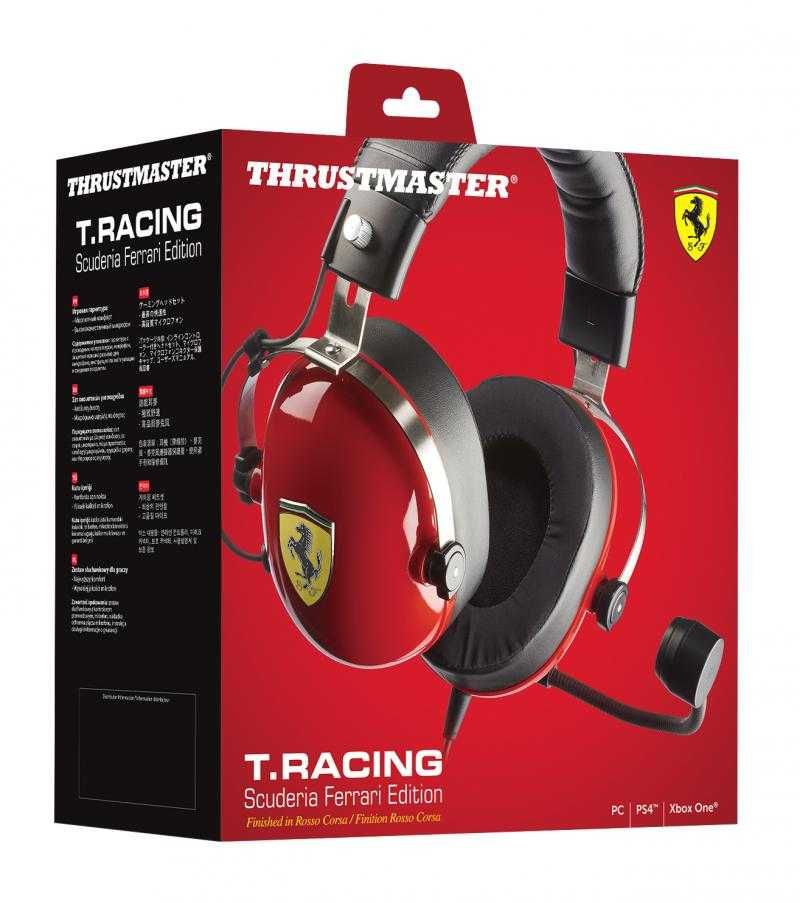 Phones Thrustmaster T. Racing Scuderia Ferrari Edition - Novos