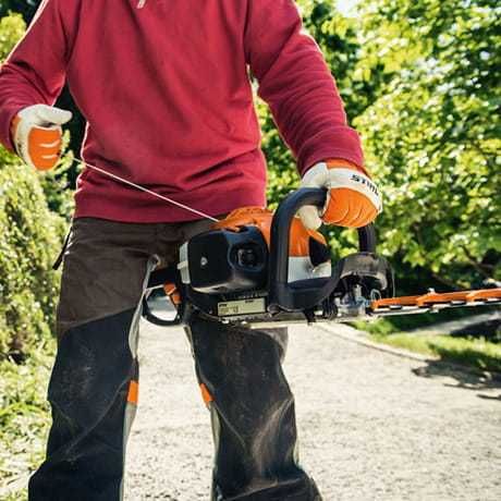 Nożyce STIHL HS 82 R mocne przycinanie żywopłotów tui tuji wynajem