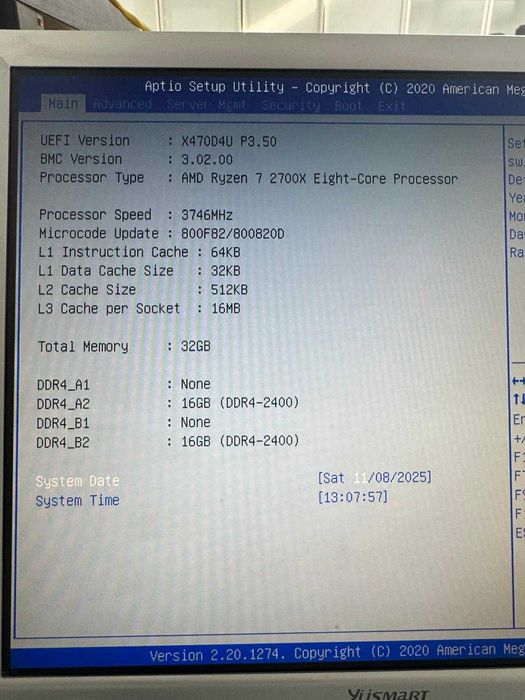 Asrock Rack X470D4U Server Mainboard, Ryzen 2700X, Intel Optane SSD