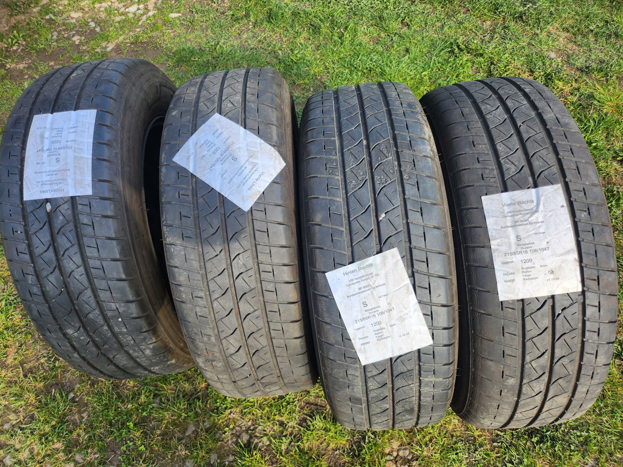 Колеса Фольцваген T6.1 215/65R16C, диски з резиною VW Т6 Т5 t5 t6