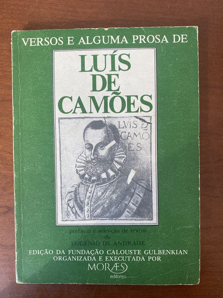 Livro Versos e Alguma Prosa de Luís de Camões