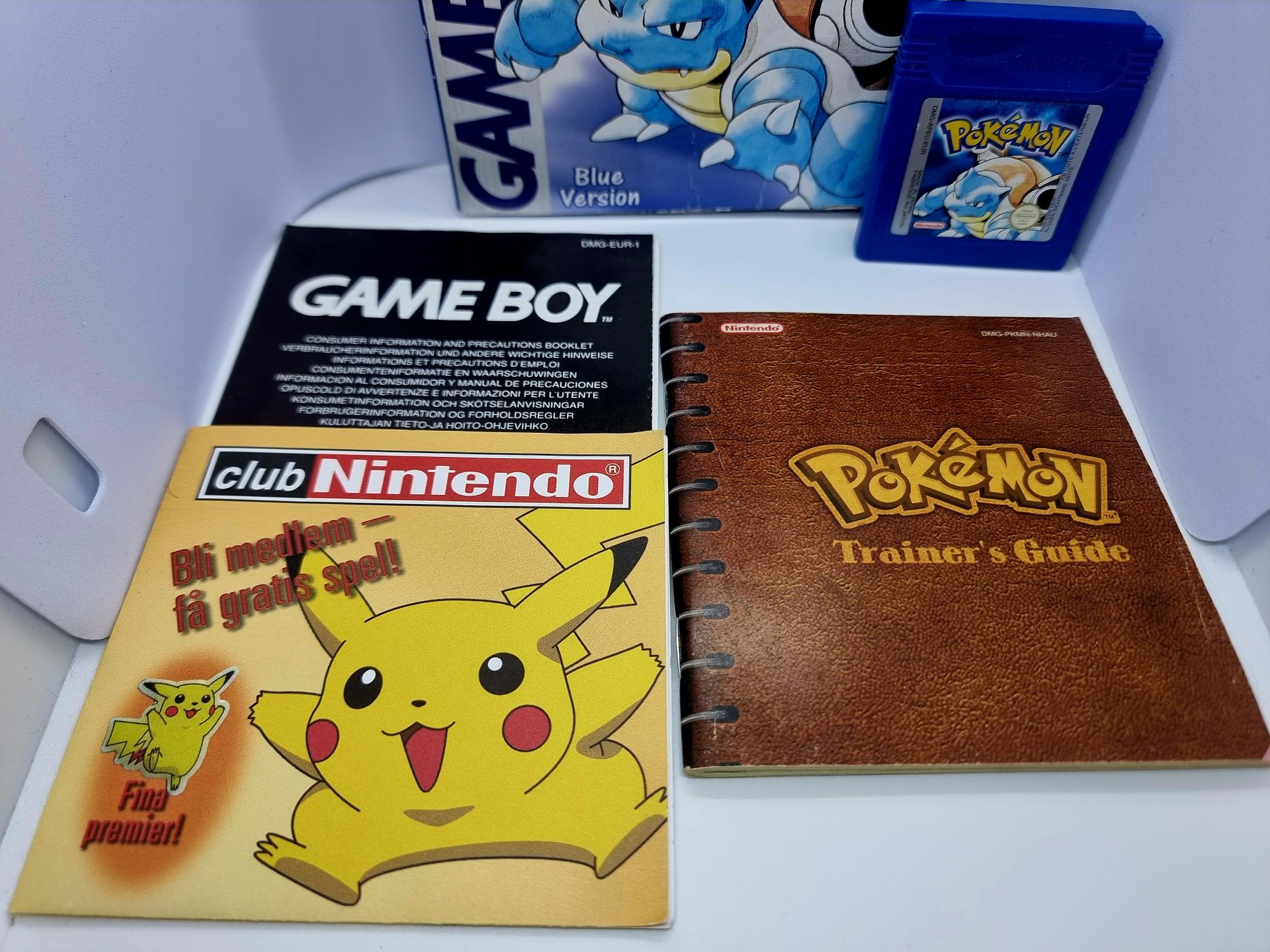 Pokemon Blue komplet box eng - Nintendo Gameboy