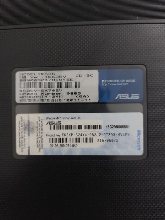 Portátil Asus , com pouco uso