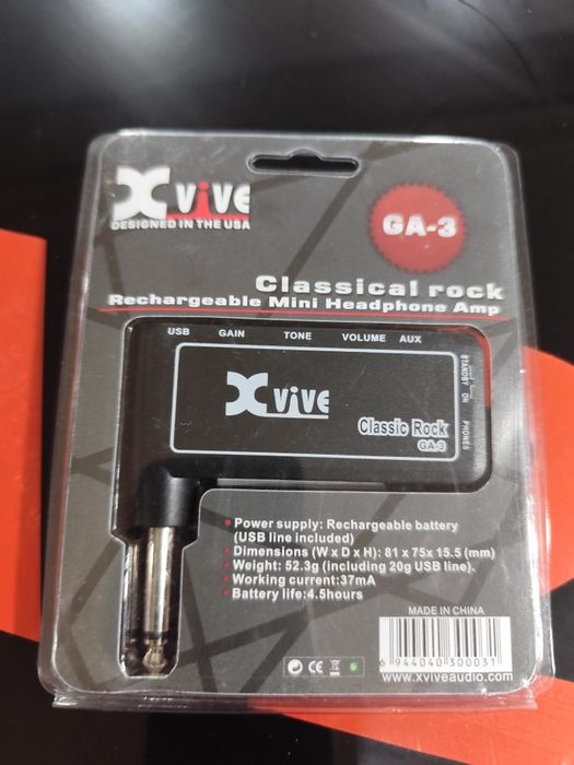 Amplificador portátil Xvive GA-3